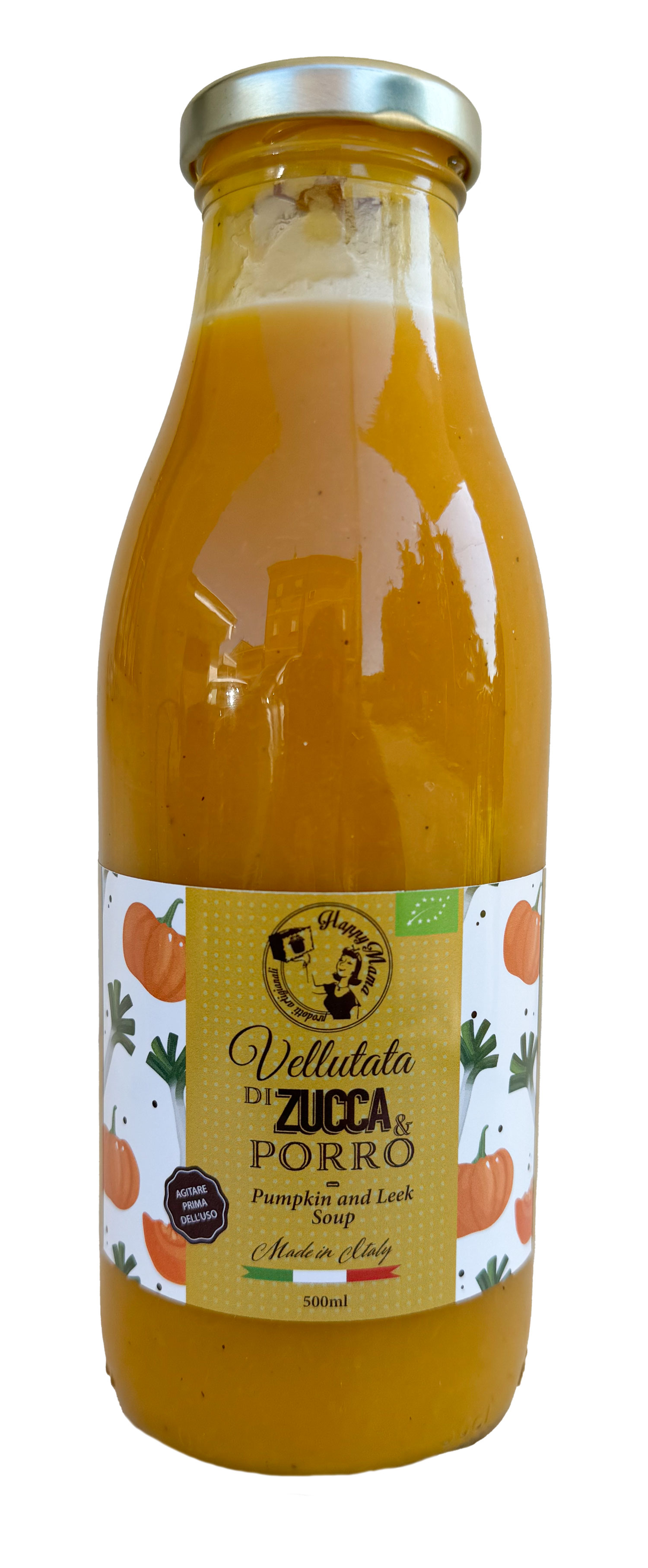 Kürbis und Lauch Suppe Happy Mama 500 ml BIO/kbA