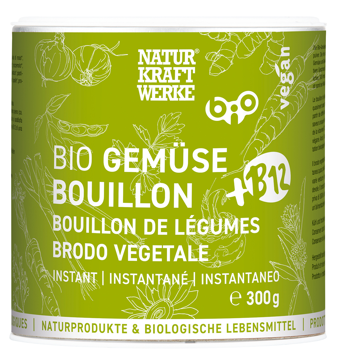 Gemüse Bouillon mit B12 300 g BIO/kbA