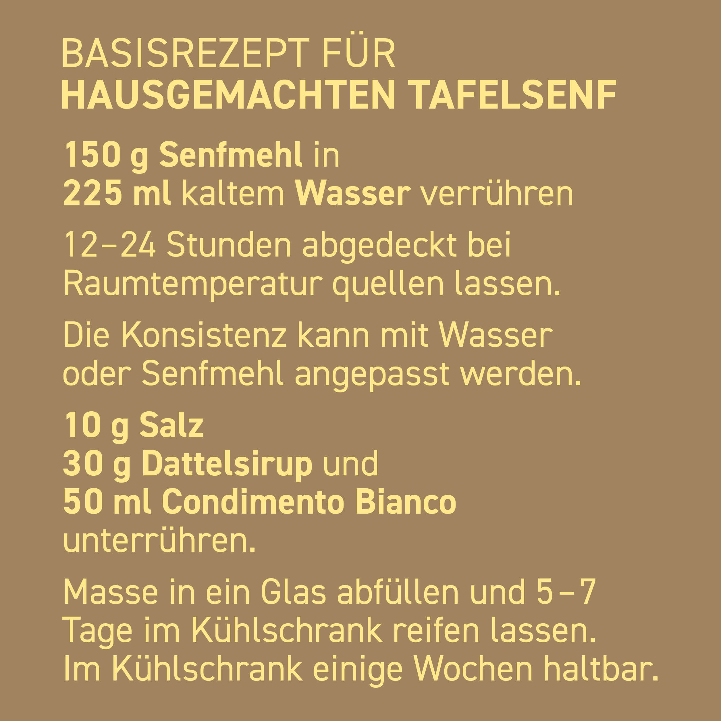 Senfpulver 1 kg Demeter