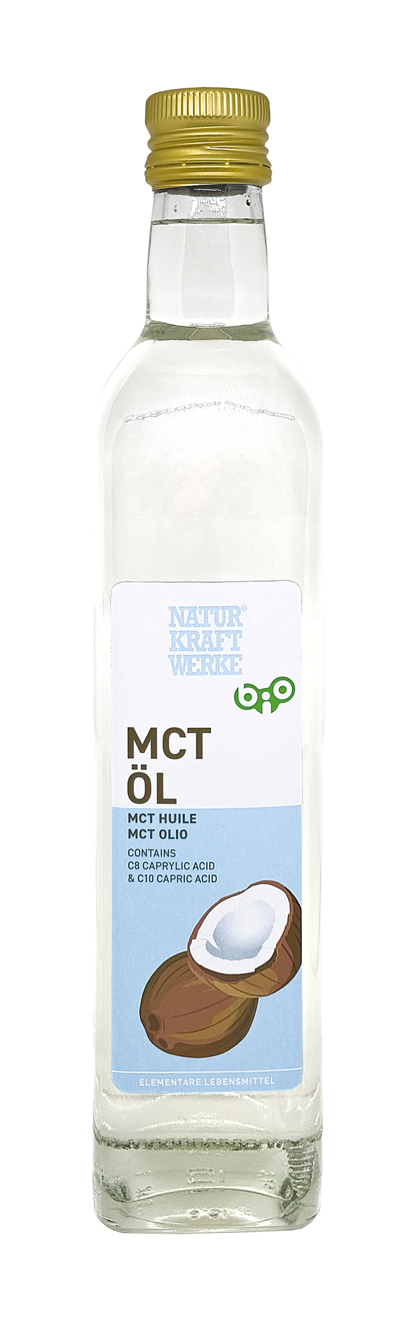 MCT Öl 500 ml BIO/kbA