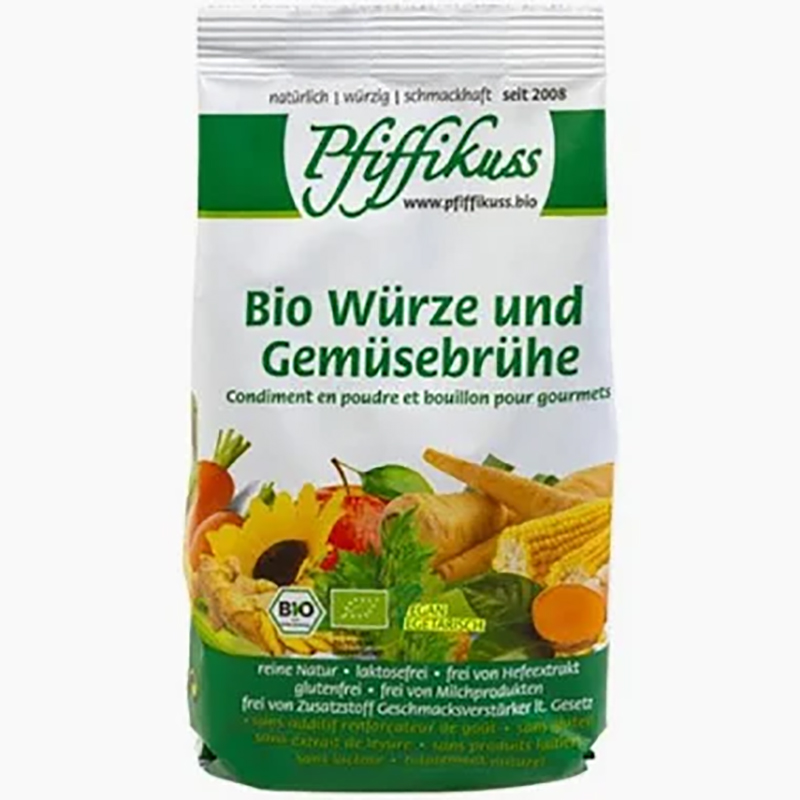 Pfiffikuss Würze und Gemüsebrühe 450 g NFP BIO/kbA