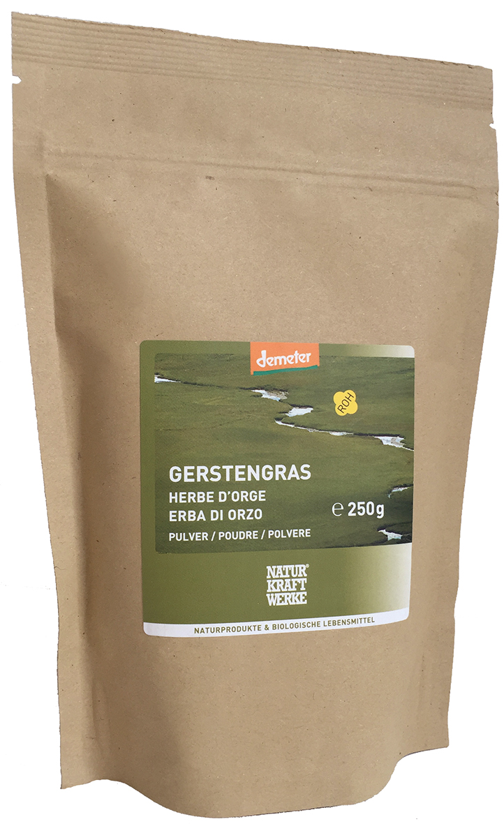 Gerstengras Pulver 250 g Demeter