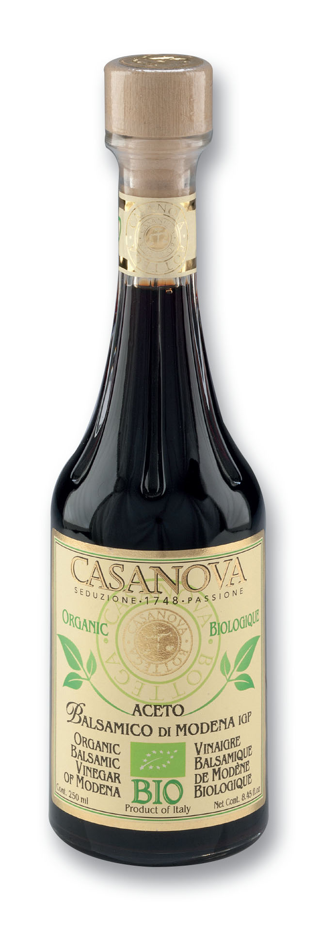 Aceto Balsamico di Modena IGP Acetaia Leonardi 250ml BIO/kbA