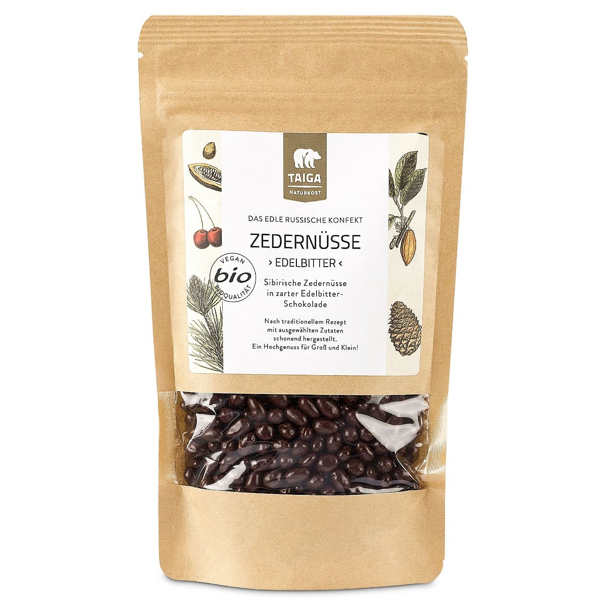 TAIGA Zedernüsse Edelbitter 200 g Bio