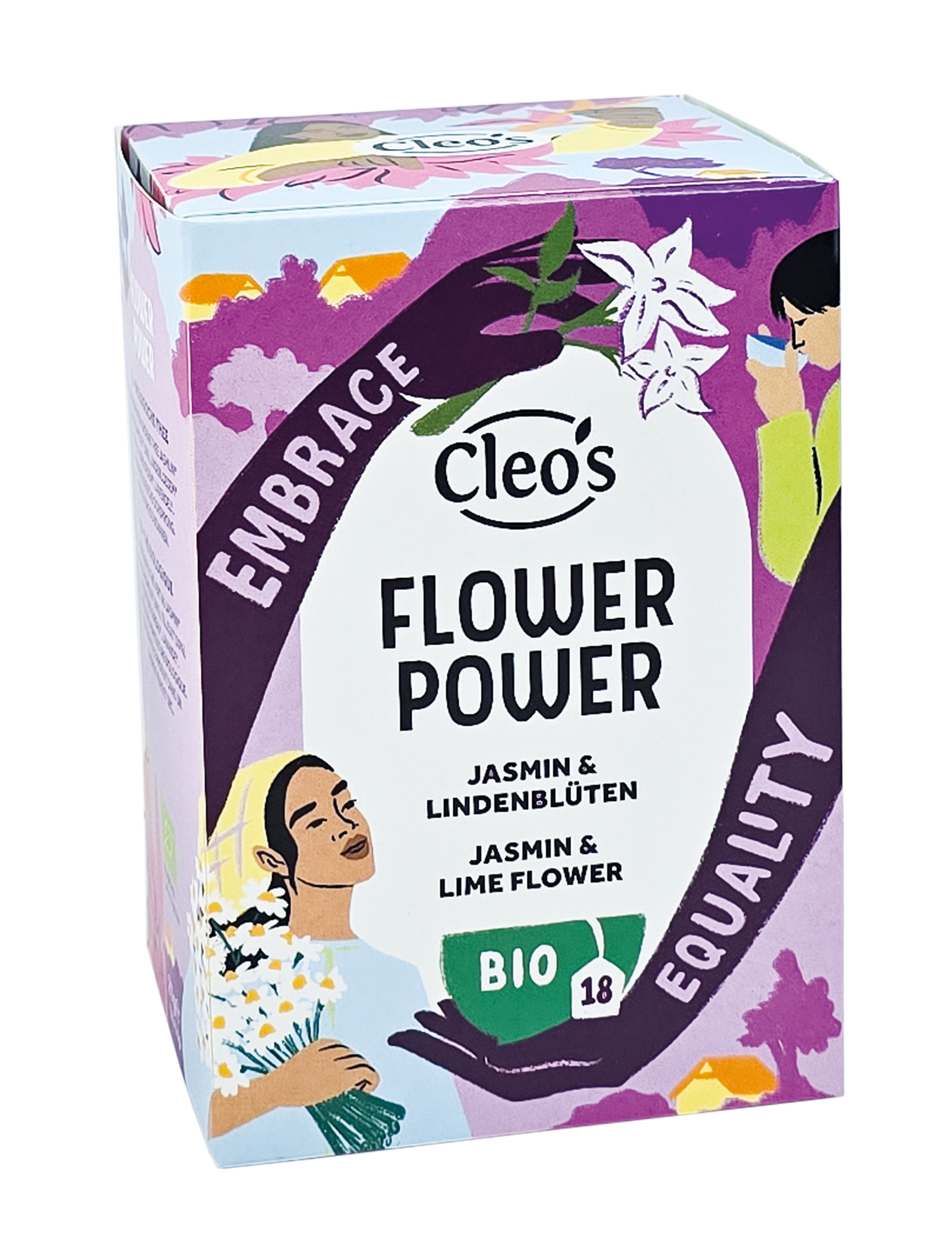 Cleo's Flower Power Tee BIO/kbA