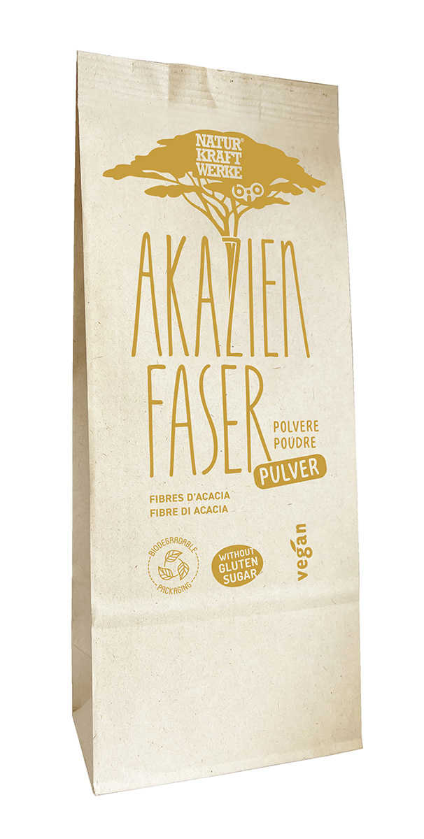 Akazienfaser Pulver 500 g BIO/kbA