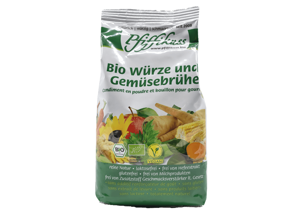 Pfiffikuss Würze und Gemüsebrühe 450 g NFP BIO/kbA